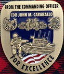 USCG PSU 311 CDR Caraballo Challenge Coin